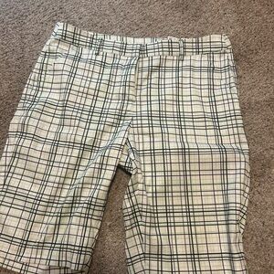 Ralph Lauren Green and Black Checkered Shorts